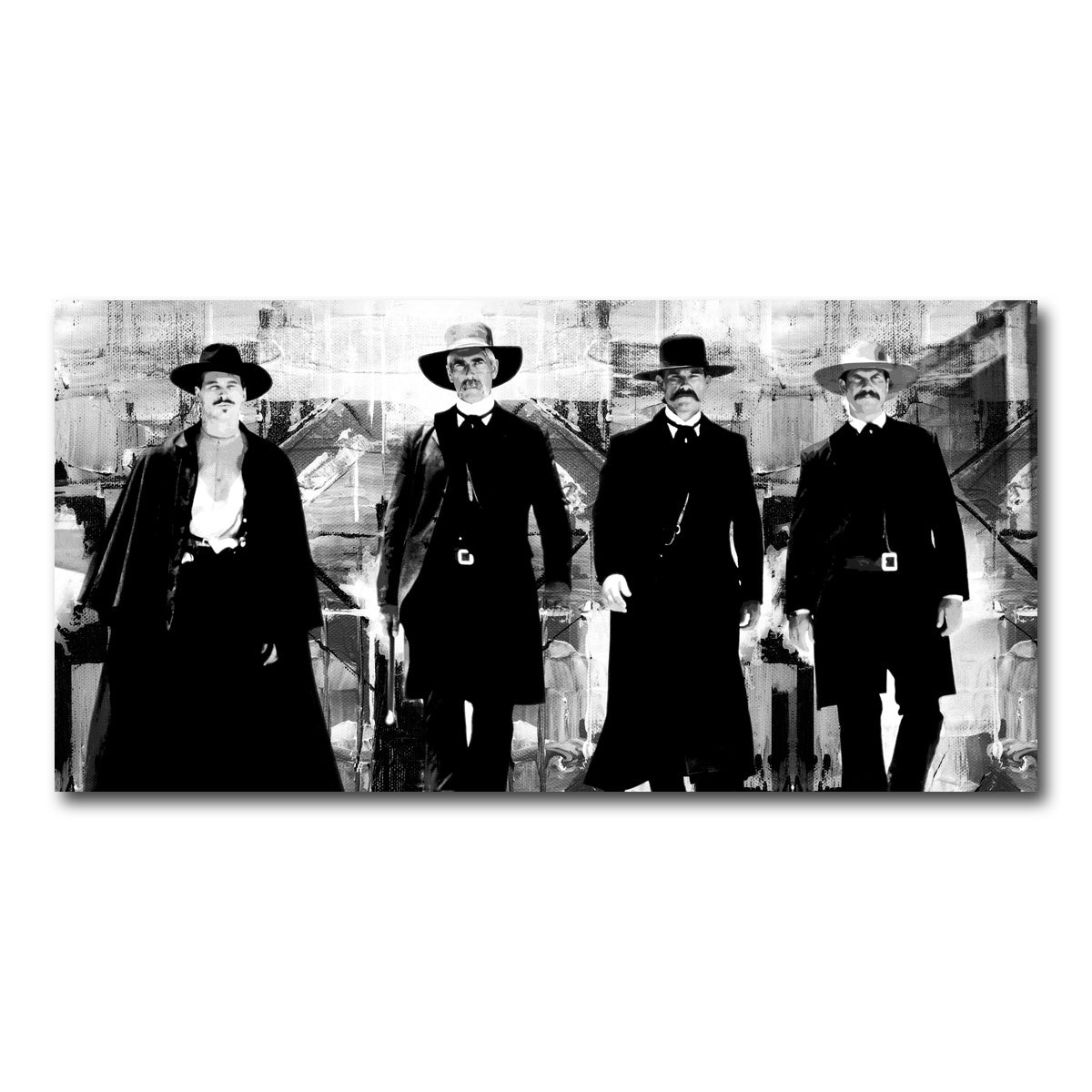 AUTO-MOCKUP WHITE | Tombstone Grayscale | 1 Piece | Gallery Wrap Canvas | group=2x1