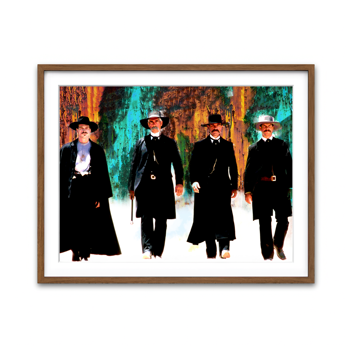 Framed Print 4x3 Walnut