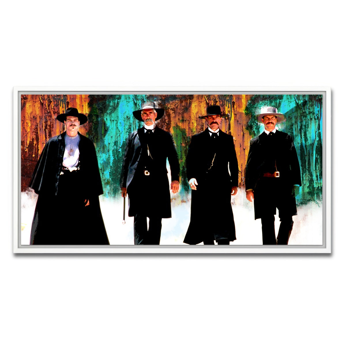 AUTO-MOCKUP WHITE | Tombstone Modern | 1 Piece | White Framed Canvas | group=2x1