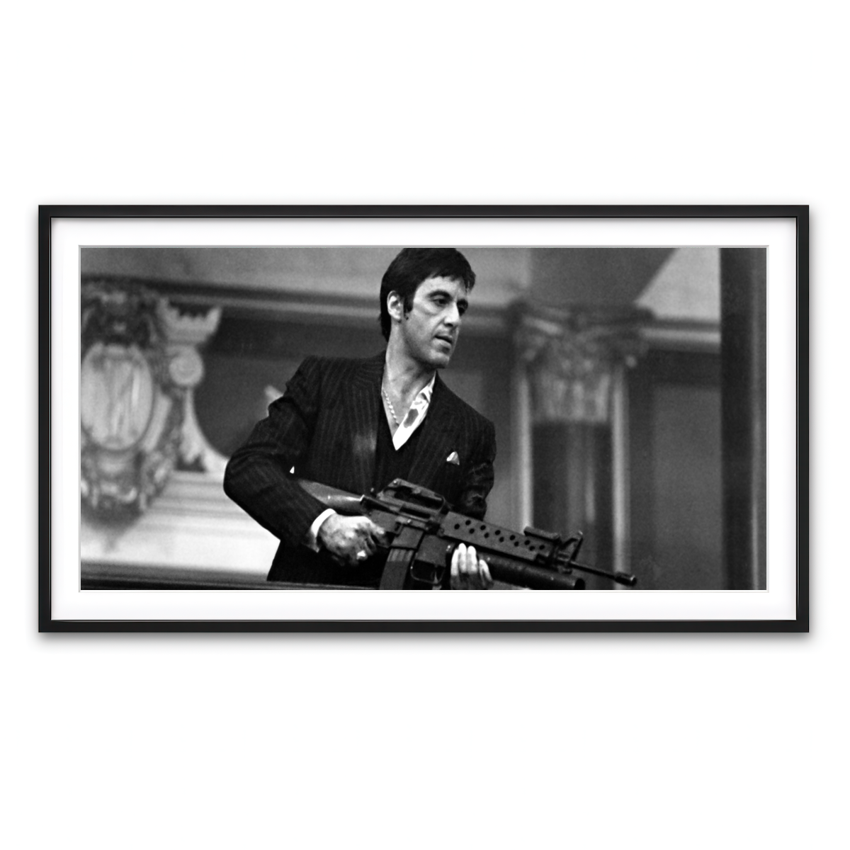 Framed Print 2x1 Black