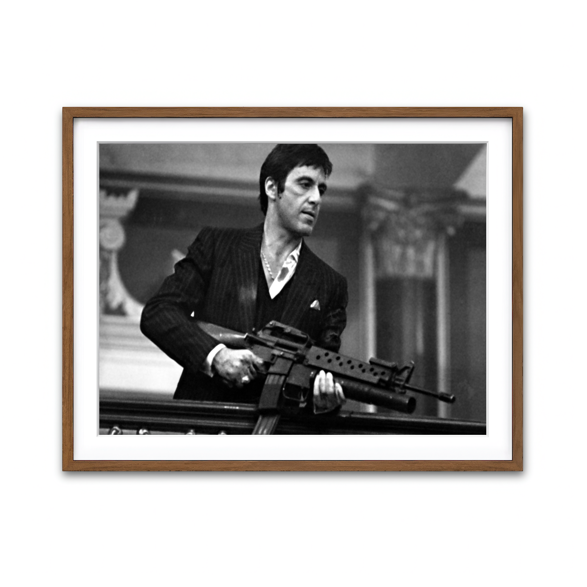 Framed Print 4x3 Walnut