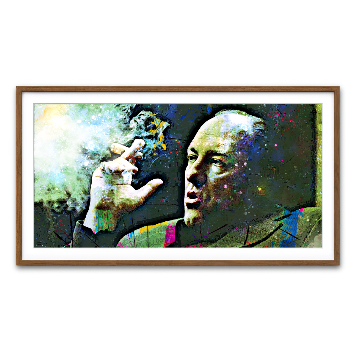 Framed Print 2x1 Walnut