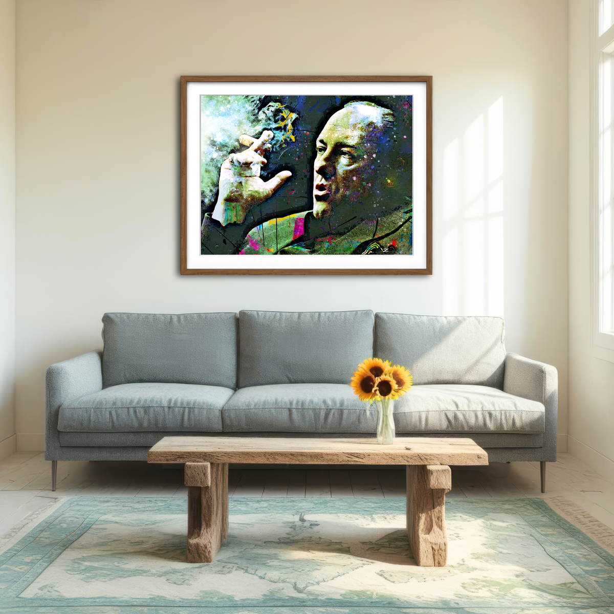 AUTO-MOCKUP ROOM | Tony Soprano Wall Art