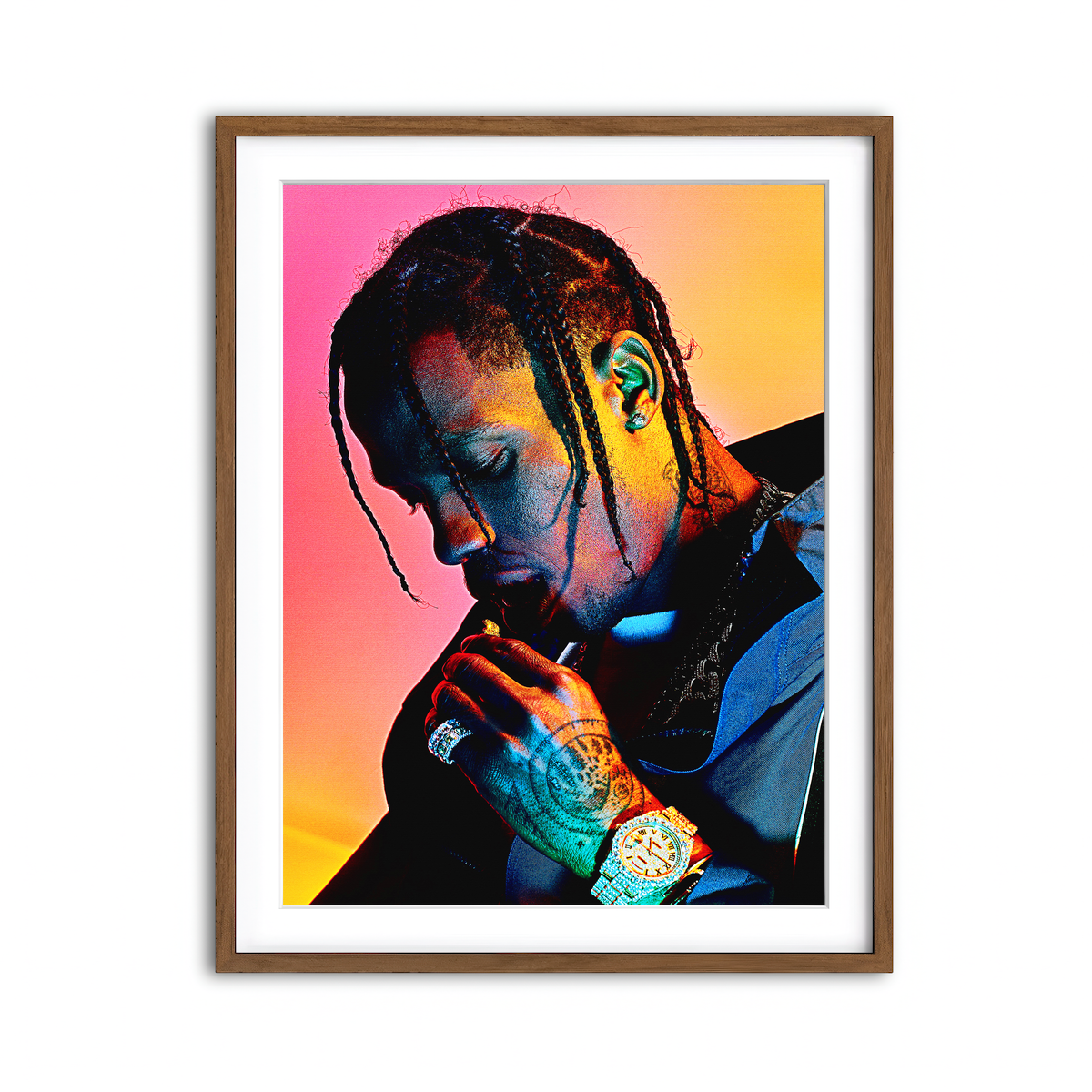 Framed Print 3x4 Walnut