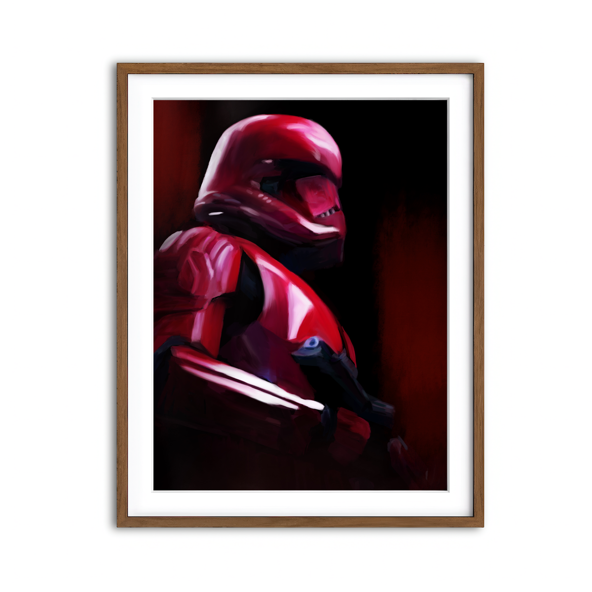 Framed Print 3x4 Walnut