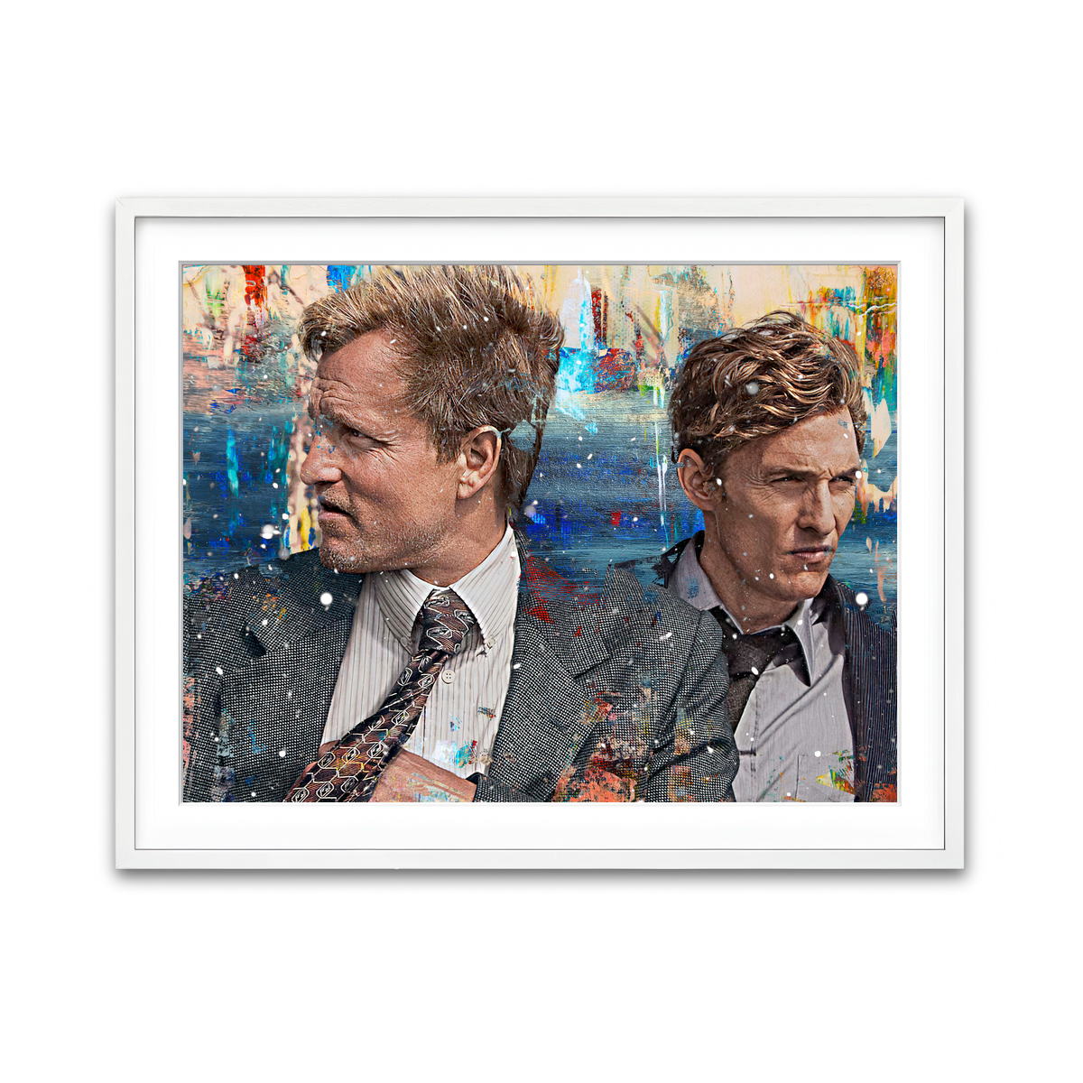 Framed Print 4x3 White