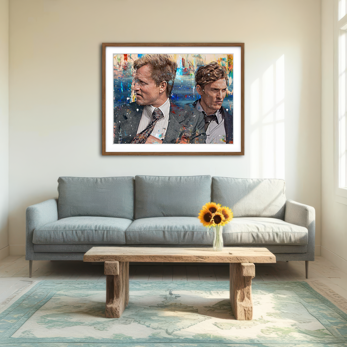 AUTO-MOCKUP ROOM | True Detective Wall Art