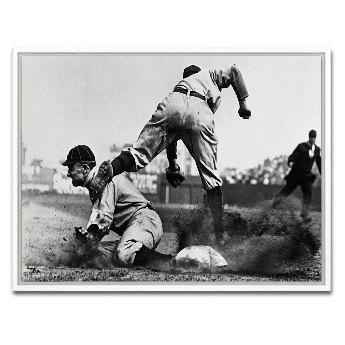 AUTO-MOCKUP WHITE | Ty Cobb | 1 Piece | White Framed Canvas | group=4x3