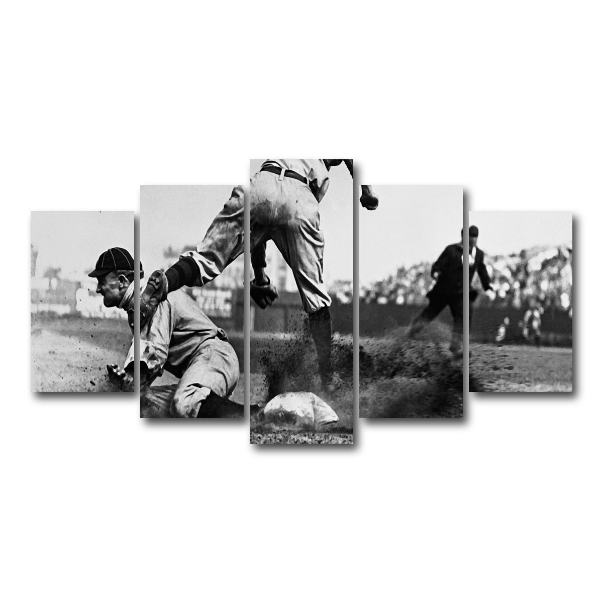 AUTO-MOCKUP WHITE | Ty Cobb | 5 Piece | Gallery Wrap Canvas | group=5_normal