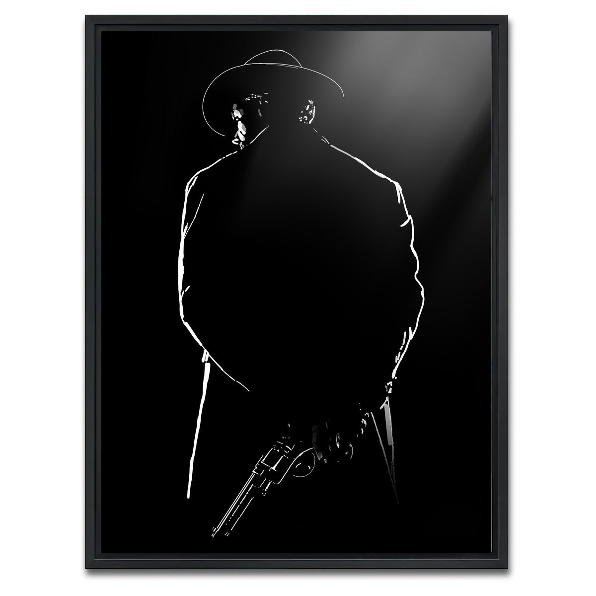 AUTO-MOCKUP WHITE | Unforgiven | 1 Piece | Black Framed Canvas | group=3x4