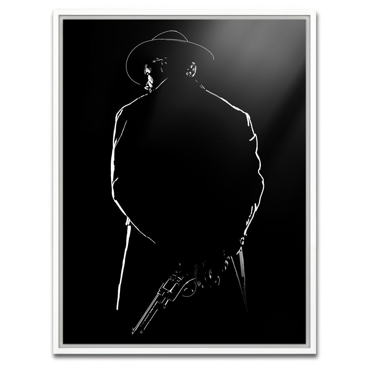 AUTO-MOCKUP WHITE | Unforgiven | 1 Piece | White Framed Canvas | group=3x4