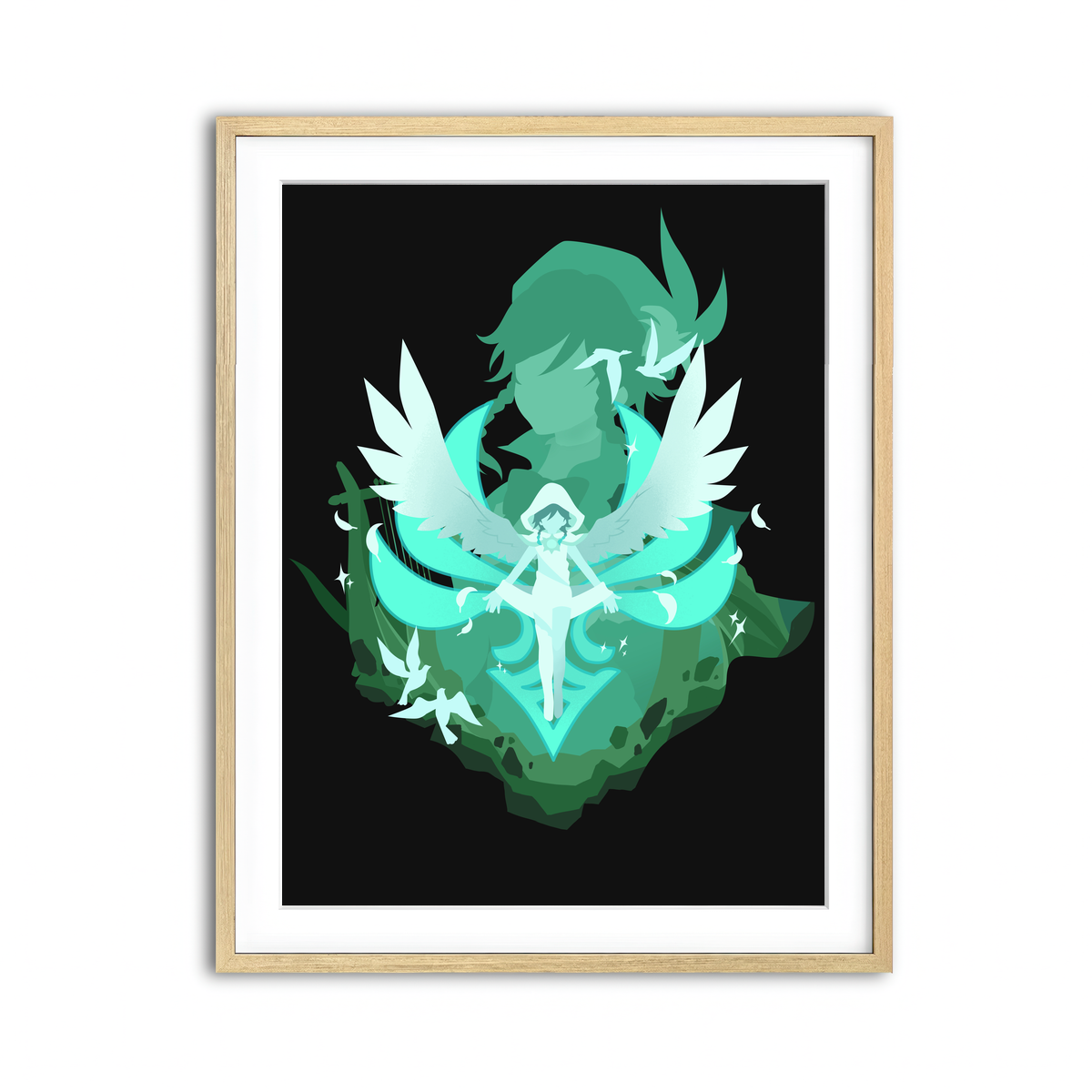 Framed Print 3x4 Natural