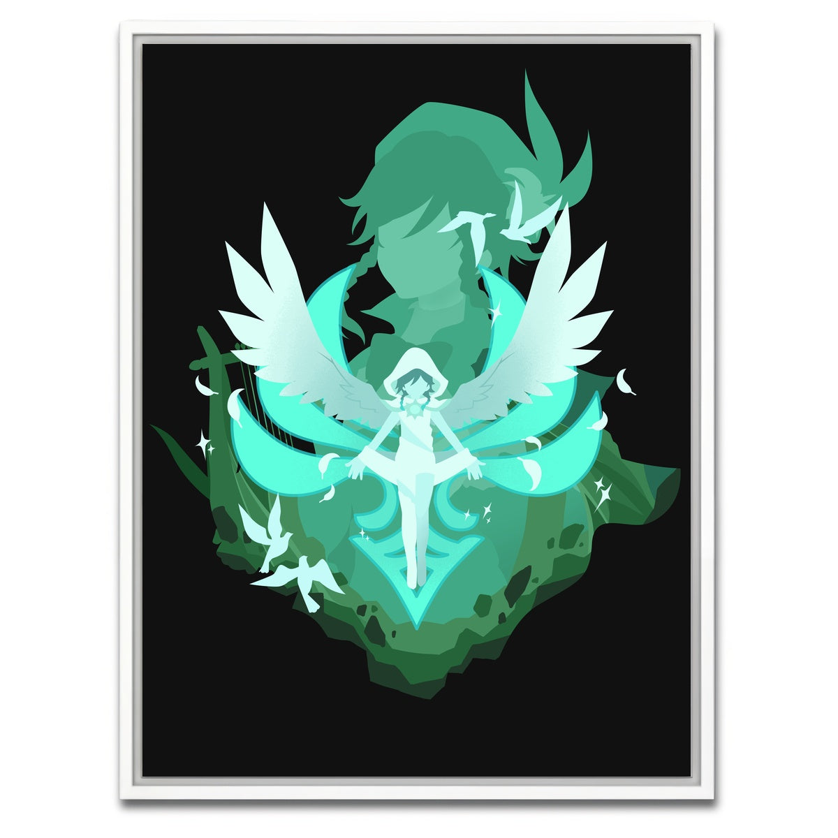 AUTO-MOCKUP WHITE | Venti2 | 1 Piece | White Framed Canvas | group=3x4