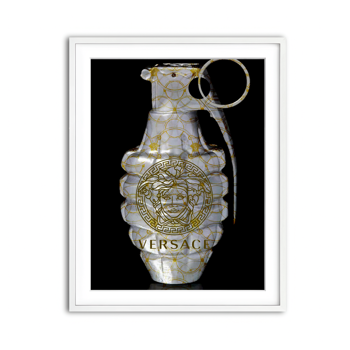 Framed Print 3x4 White