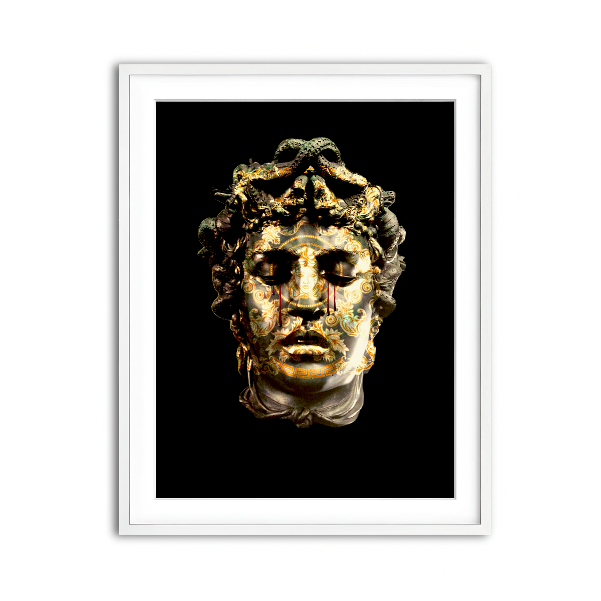 Framed Print 3x4 White