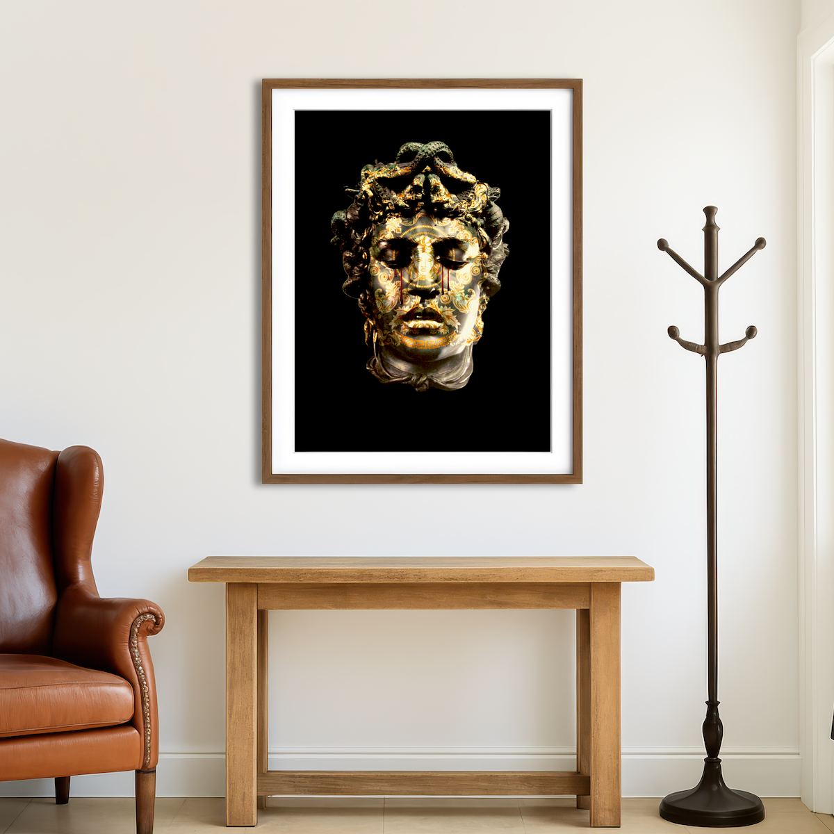 AUTO-MOCKUP ROOM | Versace Tears Wall Art