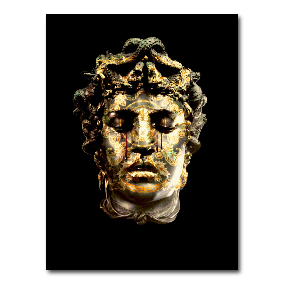 AUTO-MOCKUP WHITE | Versace Tears | 1 Piece | Gallery Wrap Canvas | group=3x4