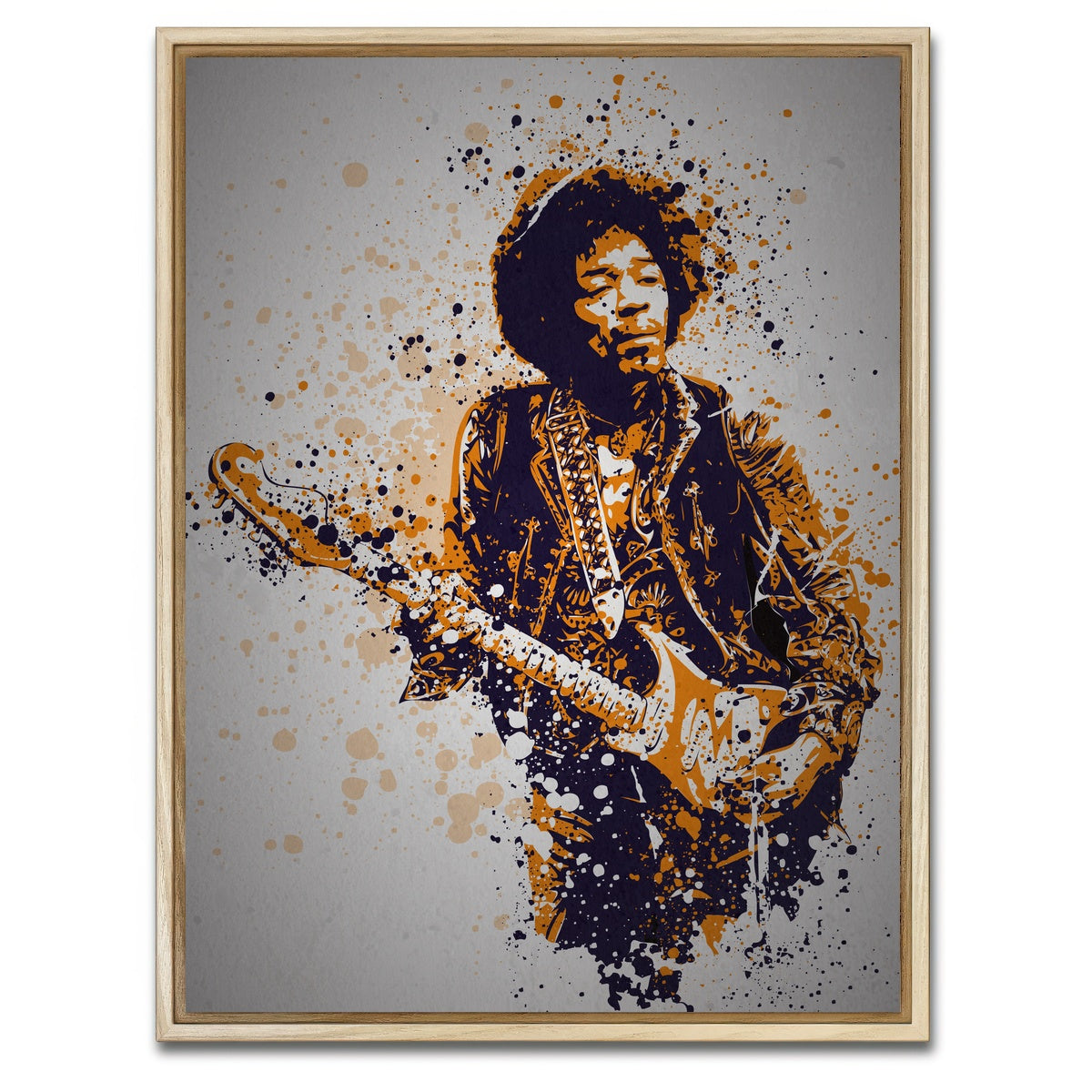 AUTO-MOCKUP WHITE | Voodoo Child | 1 Piece | Natural Framed Canvas | group=3x4