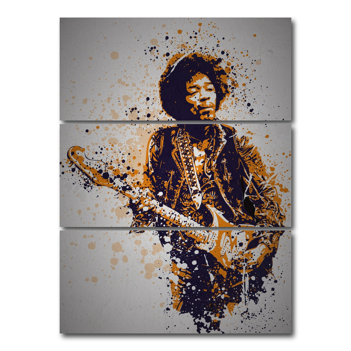 AUTO-MOCKUP WHITE | Voodoo Child | 3 Piece | Gallery Wrap Canvas | group=8x18_stacked