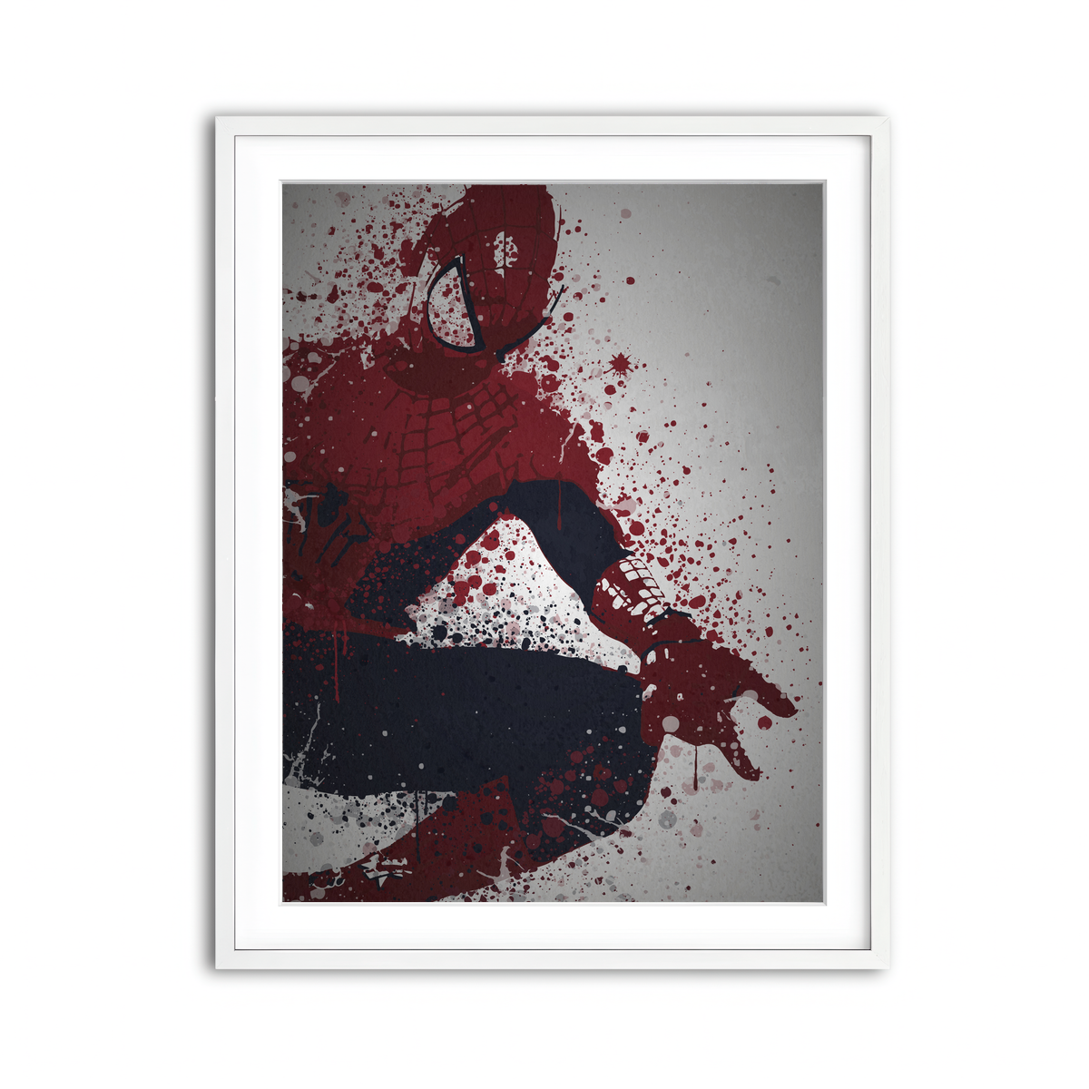 Framed Print 3x4 White