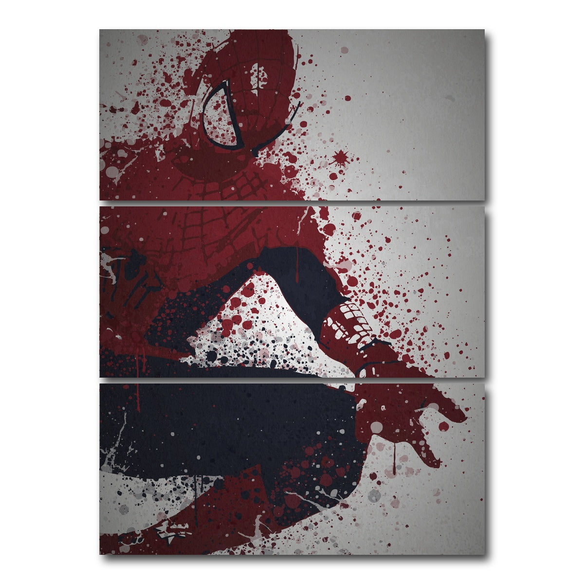 AUTO-MOCKUP WHITE | Web Slinger | 3 Piece | Gallery Wrap Canvas | group=8x18_stacked