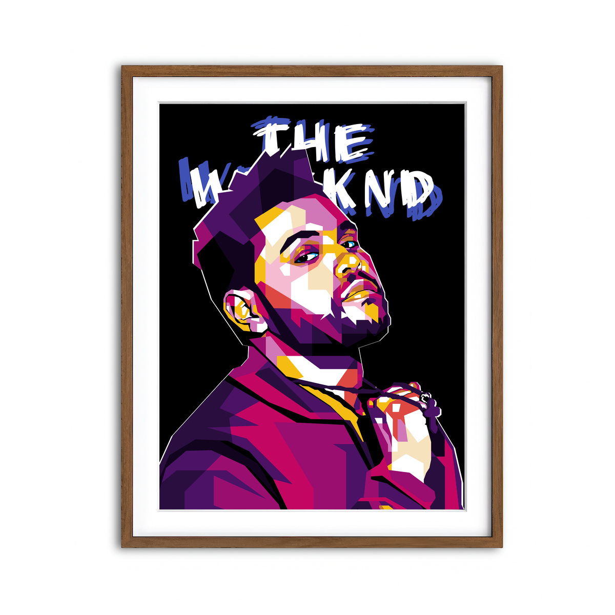 Framed Print 3x4 Walnut