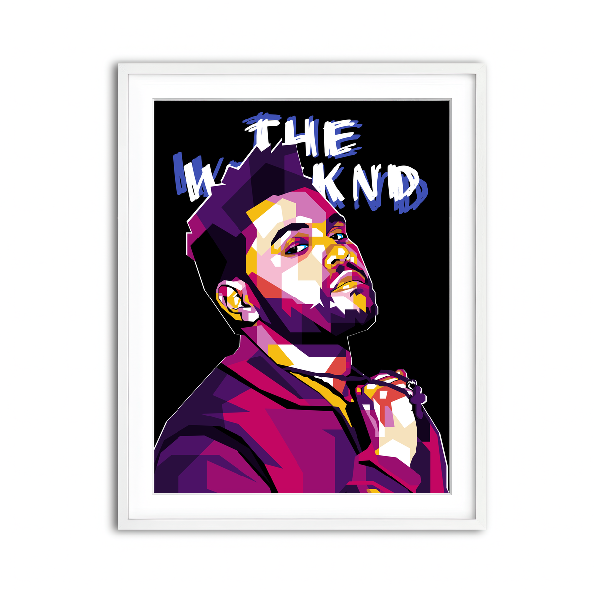 Framed Print 3x4 White