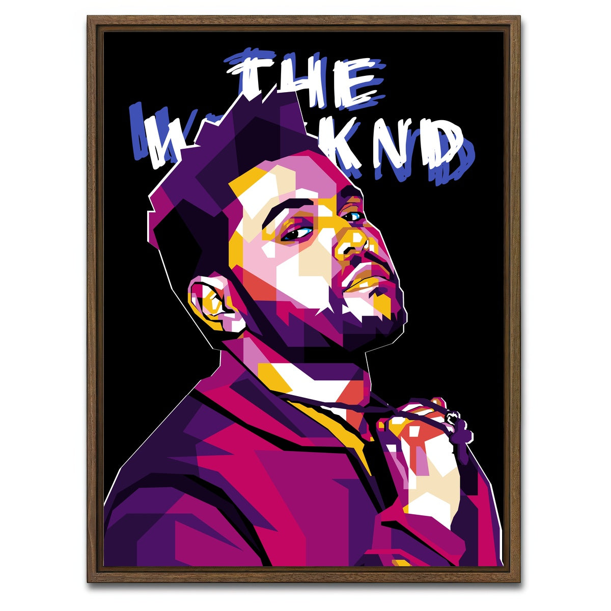 AUTO-MOCKUP WHITE | Weekend | 1 Piece | Walnut Framed Canvas | group=3x4