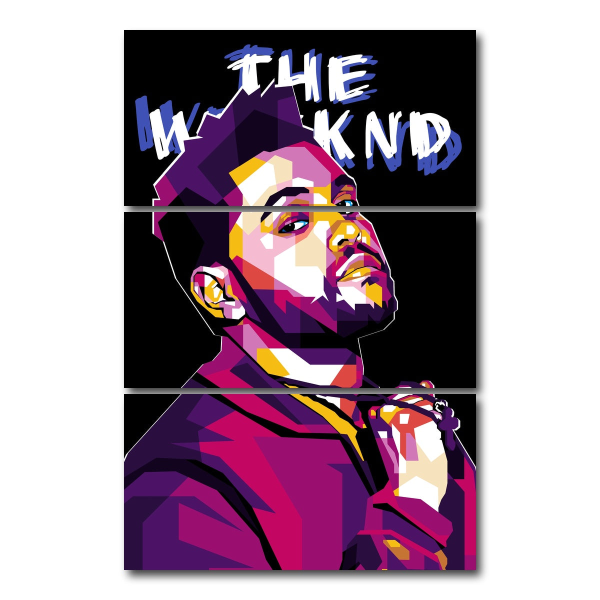 AUTO-MOCKUP WHITE | Weekend | 3 Piece | Gallery Wrap Canvas | group=12x24_stacked