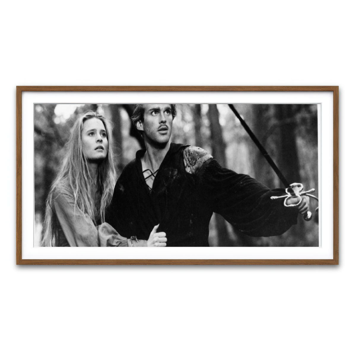 Framed Print 2x1 Walnut