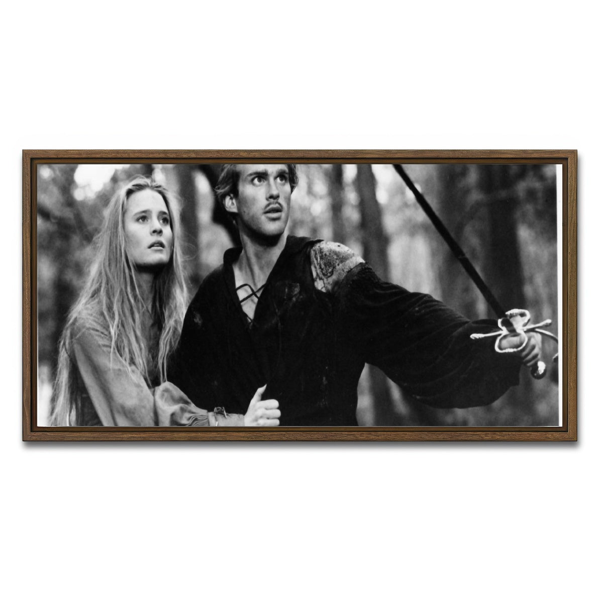 AUTO-MOCKUP WHITE | Westley | 1 Piece | Walnut Framed Canvas | group=2x1