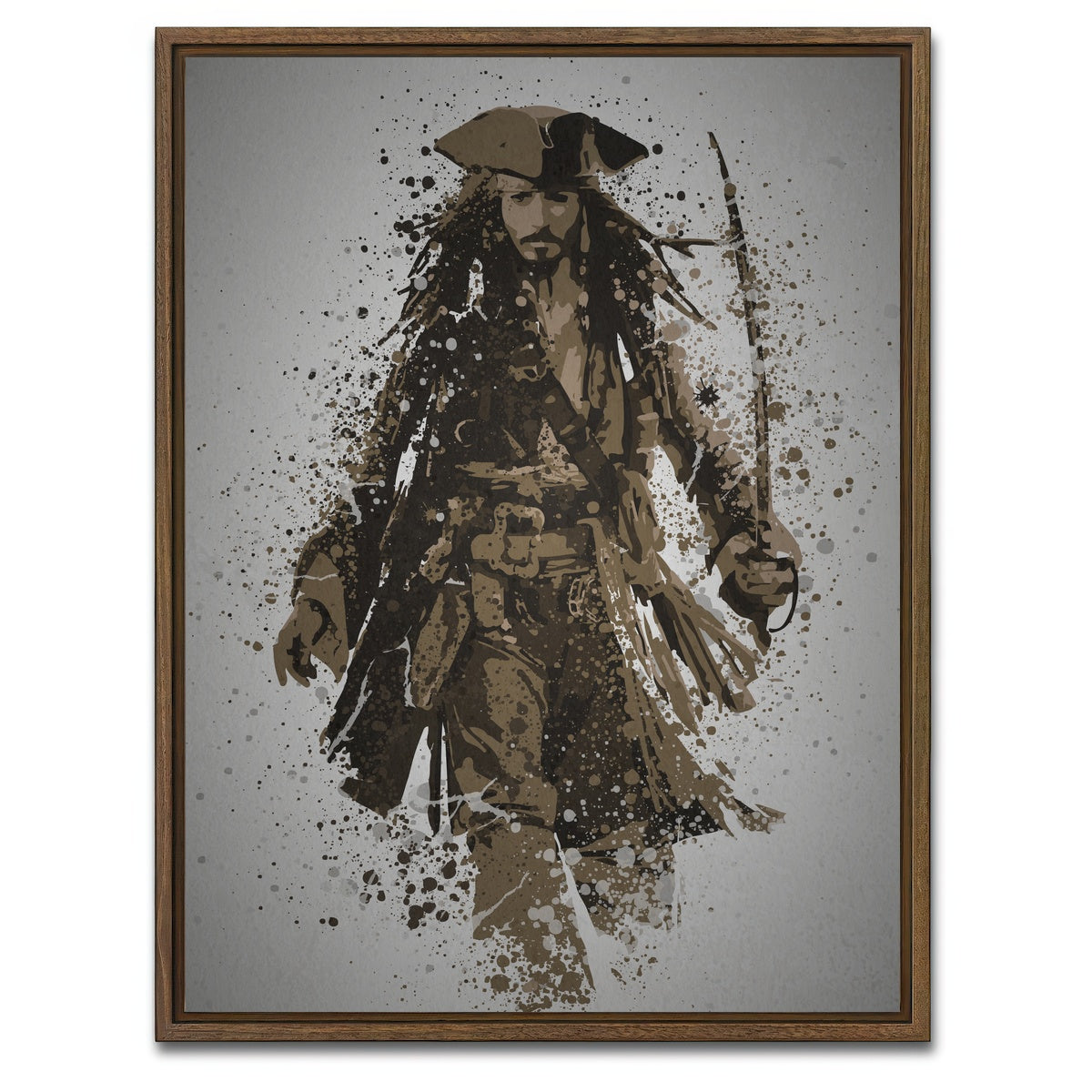 AUTO-MOCKUP WHITE | Where's The Rum Gone | 1 Piece | Walnut Framed Canvas | group=3x4