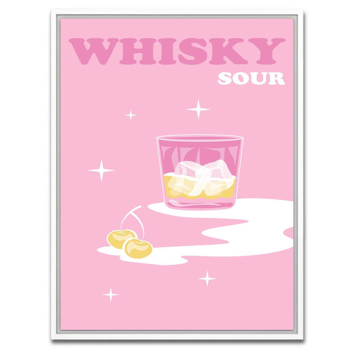 AUTO-MOCKUP WHITE | Whisky Sour | 1 Piece | White Framed Canvas | group=3x4