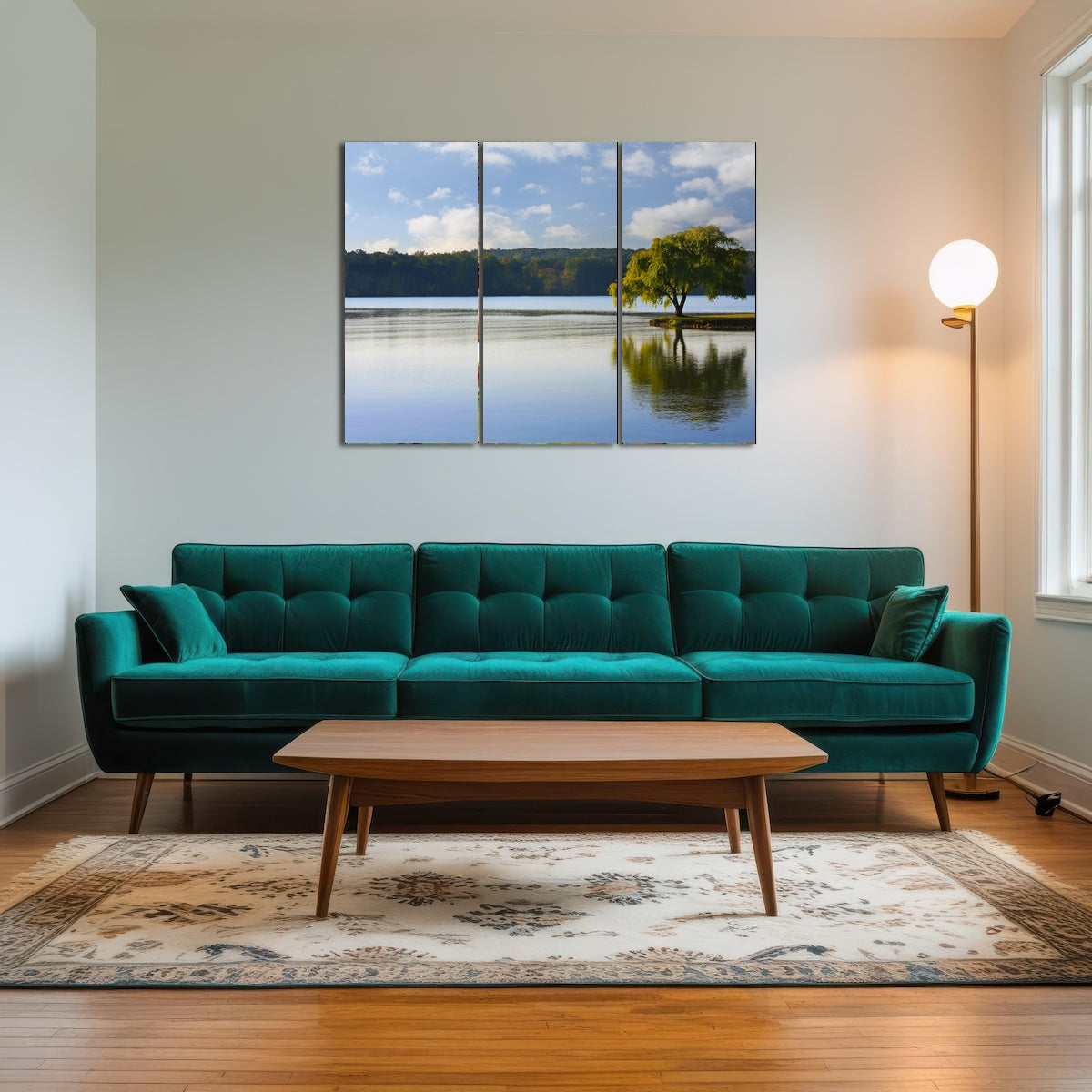 AUTO-MOCKUP ROOM | Willow tree on the Tennessee River