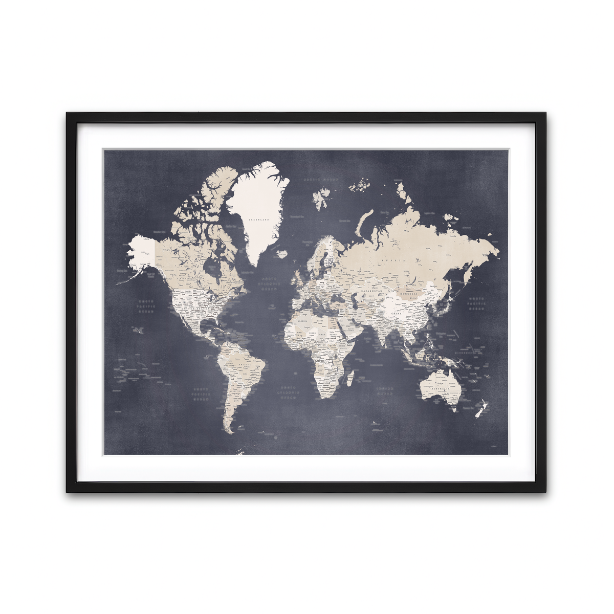 Framed Print 4x3 Black