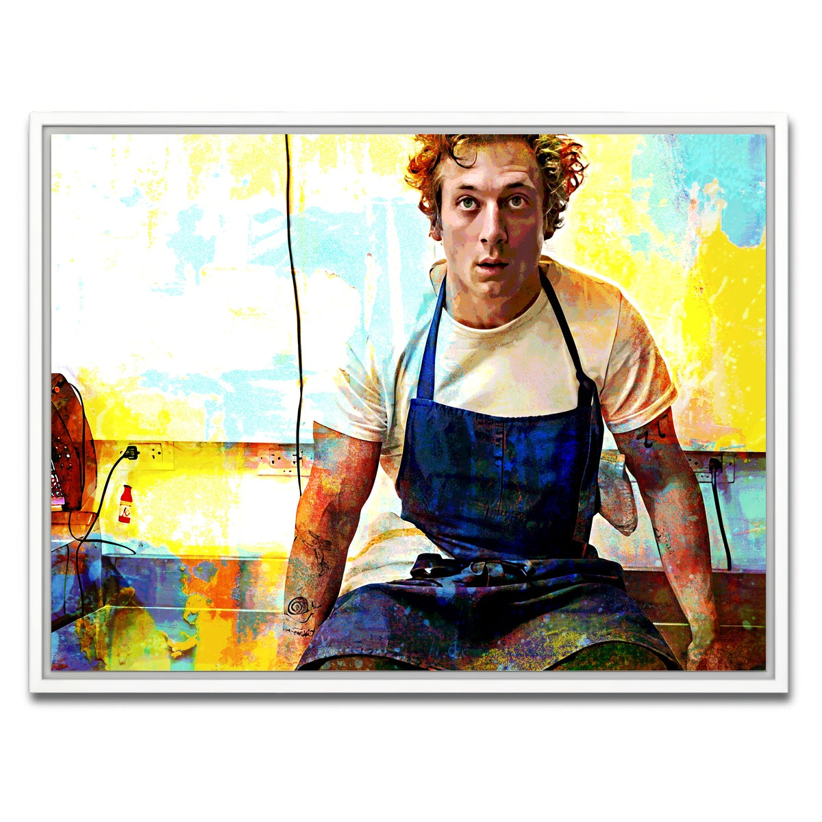 AUTO-MOCKUP WHITE | Yes Chef | 1 Piece | White Framed Canvas | group=4x3