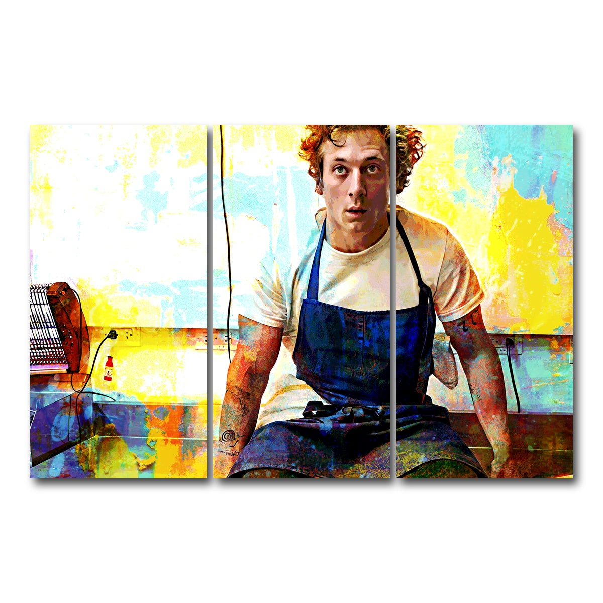 AUTO-MOCKUP WHITE | Yes Chef | 3 Piece | Gallery Wrap Canvas | group=12x24