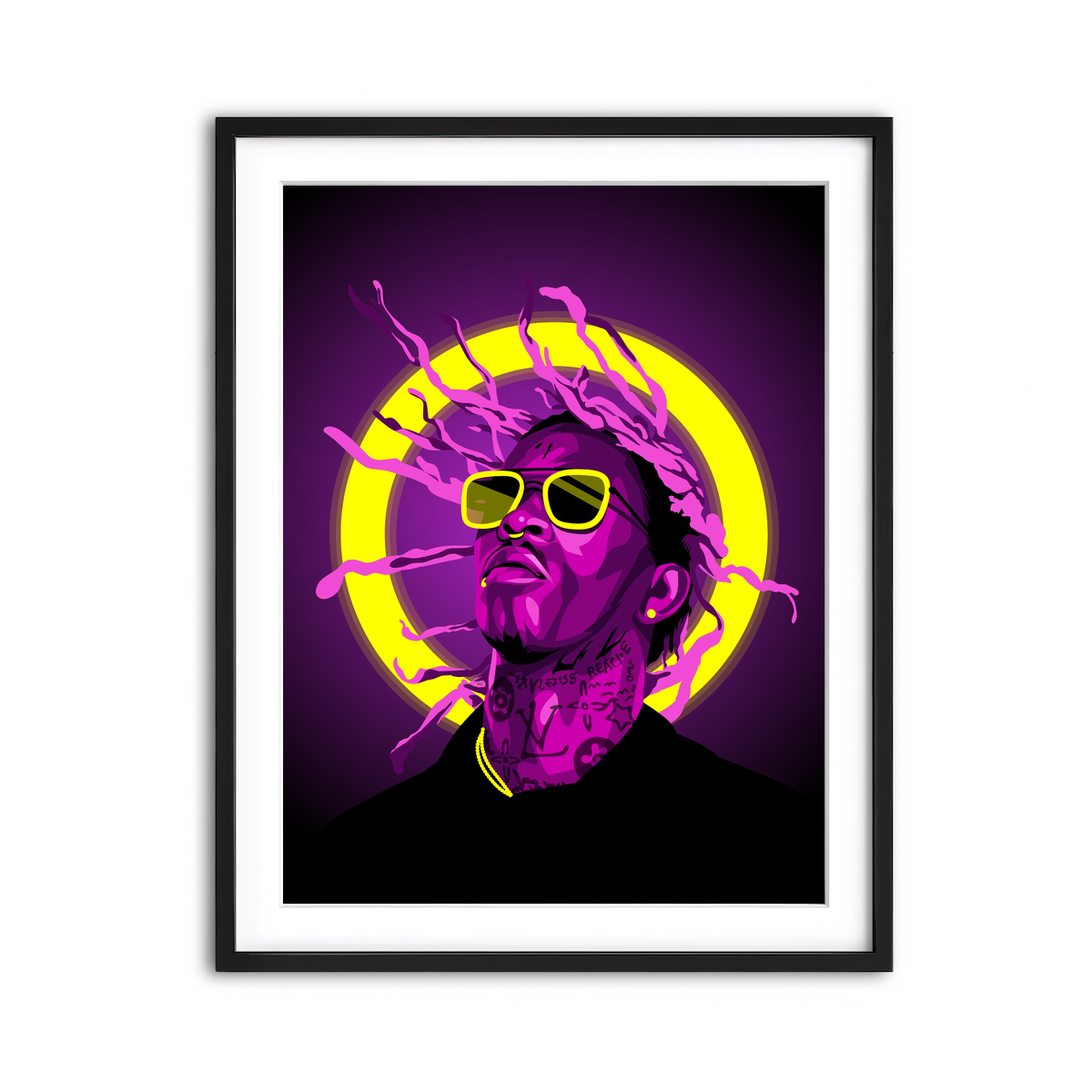 Framed Print 3x4 Black