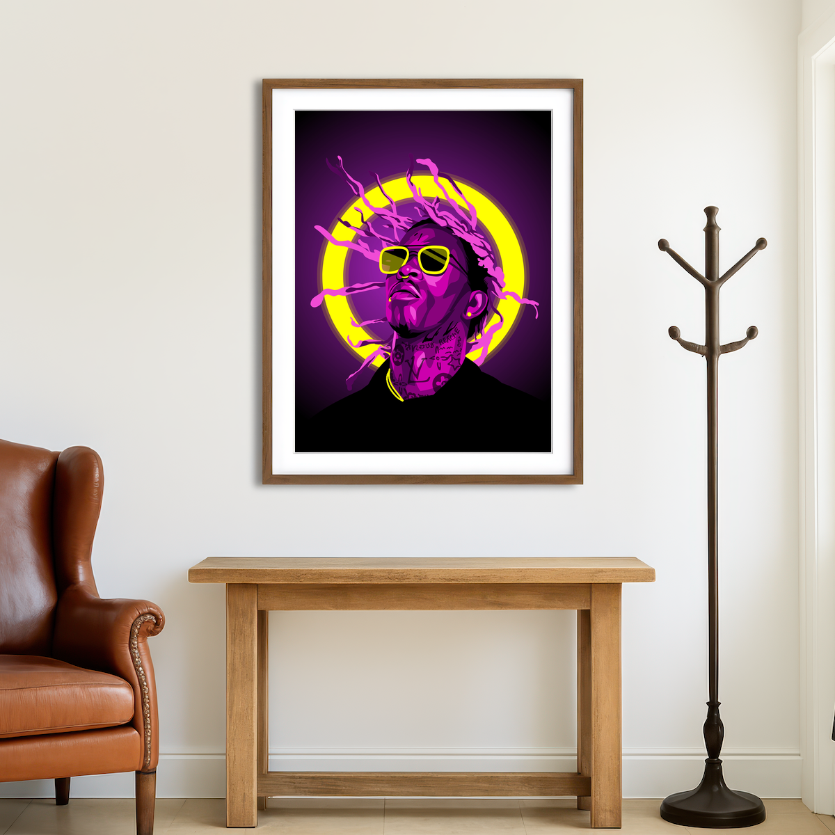 AUTO-MOCKUP ROOM | Young Thug Wall Art