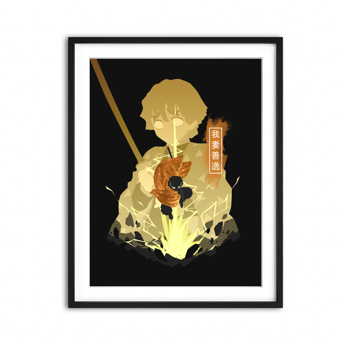 Framed Print 3x4 Black