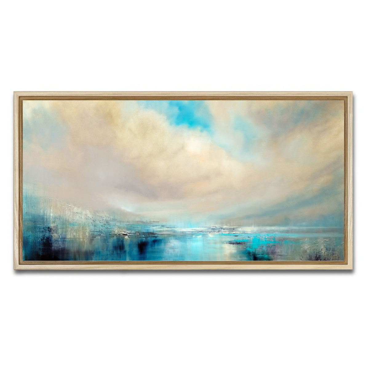 AUTO-MOCKUP WHITE | angekommen | 1 Piece | Natural Framed Canvas | group=2x1