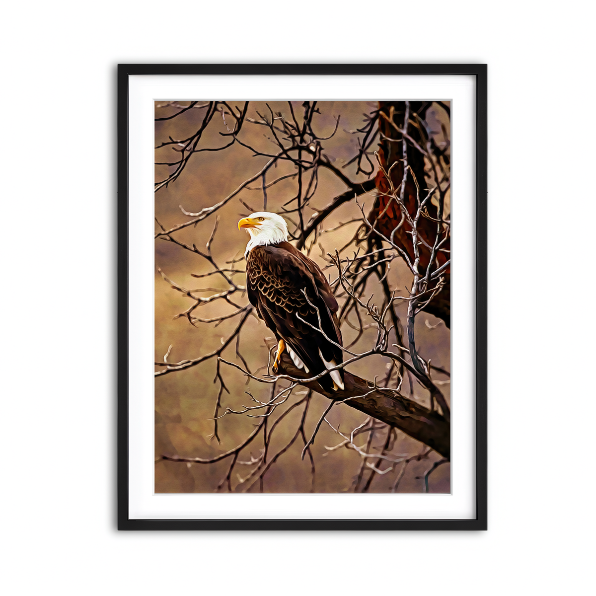 Framed Print 3x4 Black
