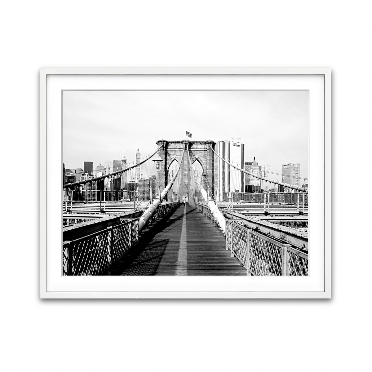 Framed Print 4x3 White
