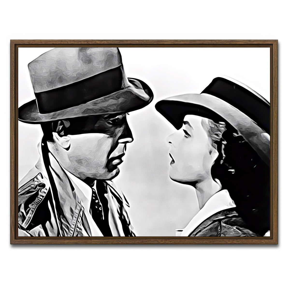 AUTO-MOCKUP WHITE | casablanca | 1 Piece | Walnut Framed Canvas | group=4x3