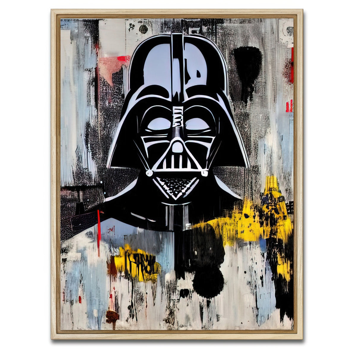 AUTO-MOCKUP WHITE | darth vader | 1 Piece | Natural Framed Canvas | group=3x4
