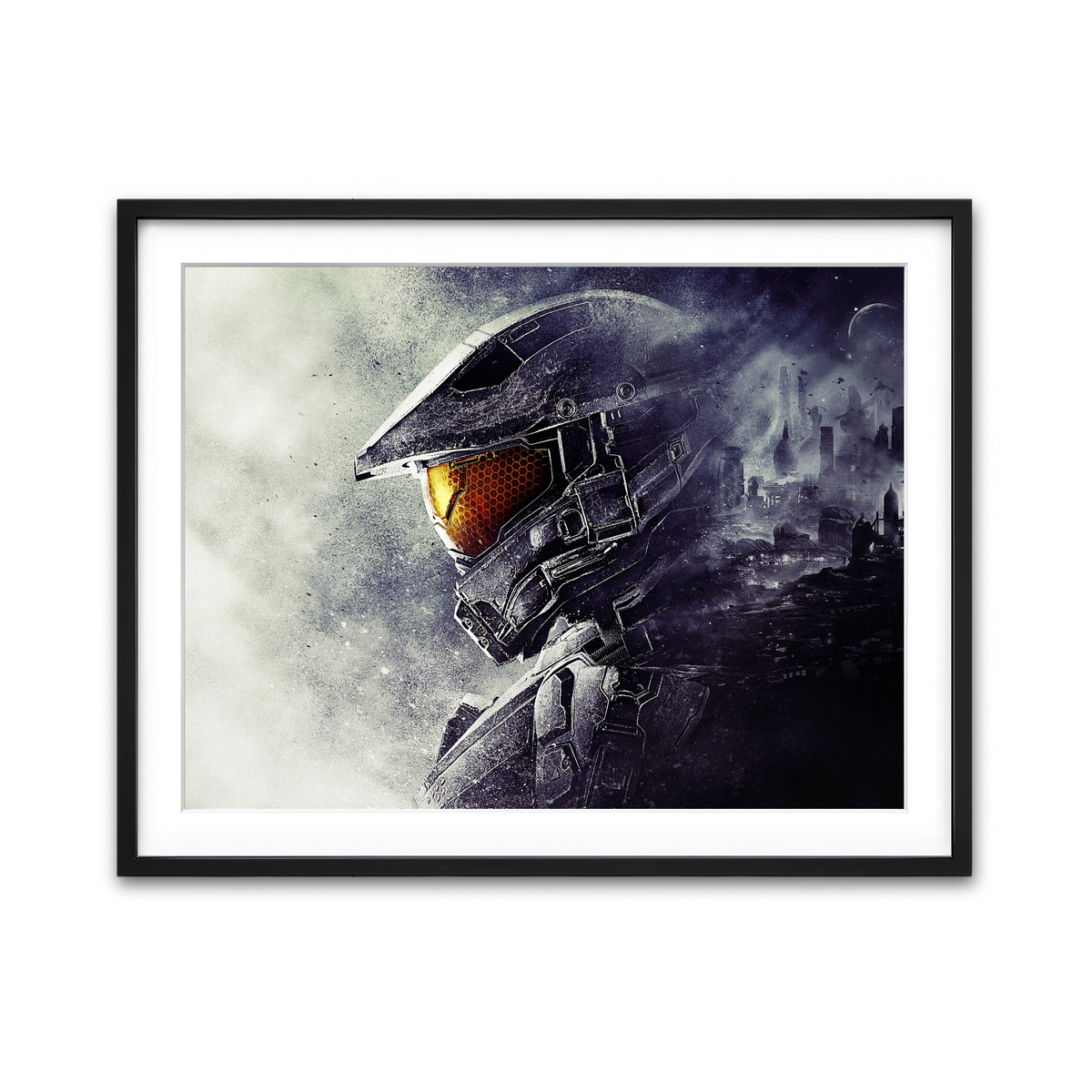 Framed Print 4x3 Black