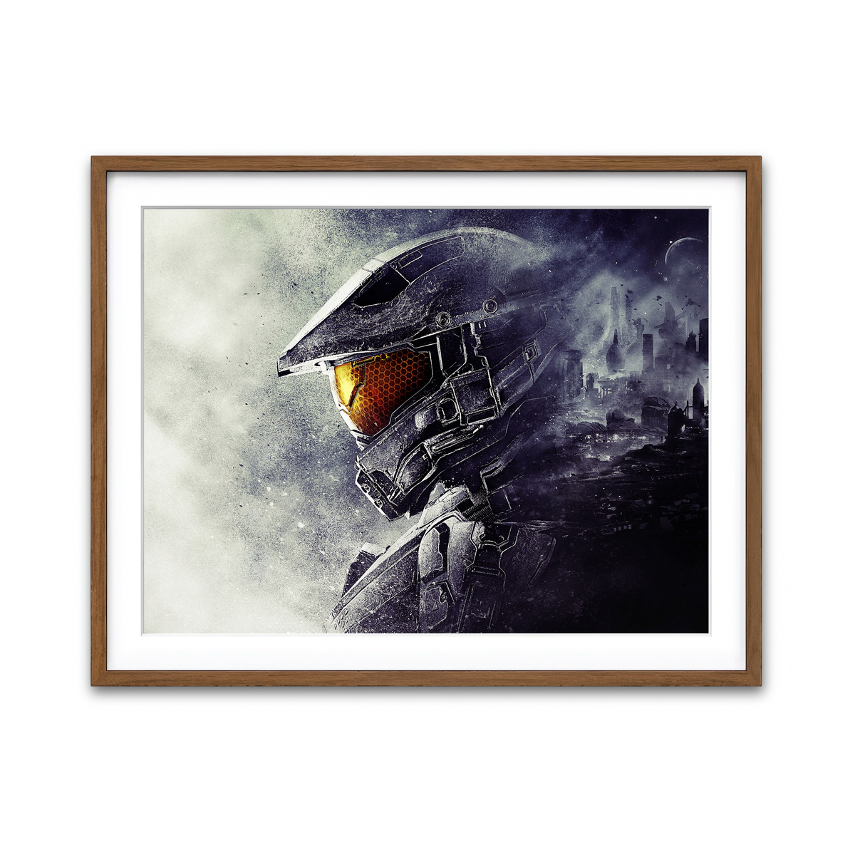 Framed Print 4x3 Walnut