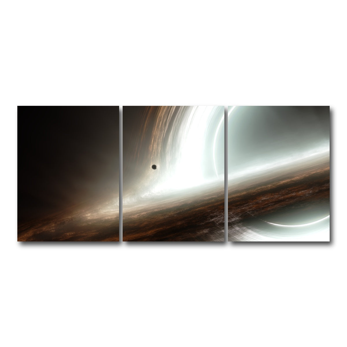 AUTO-MOCKUP WHITE | interstellar gargantua | 3 Piece | Gallery Wrapped | group=18x24