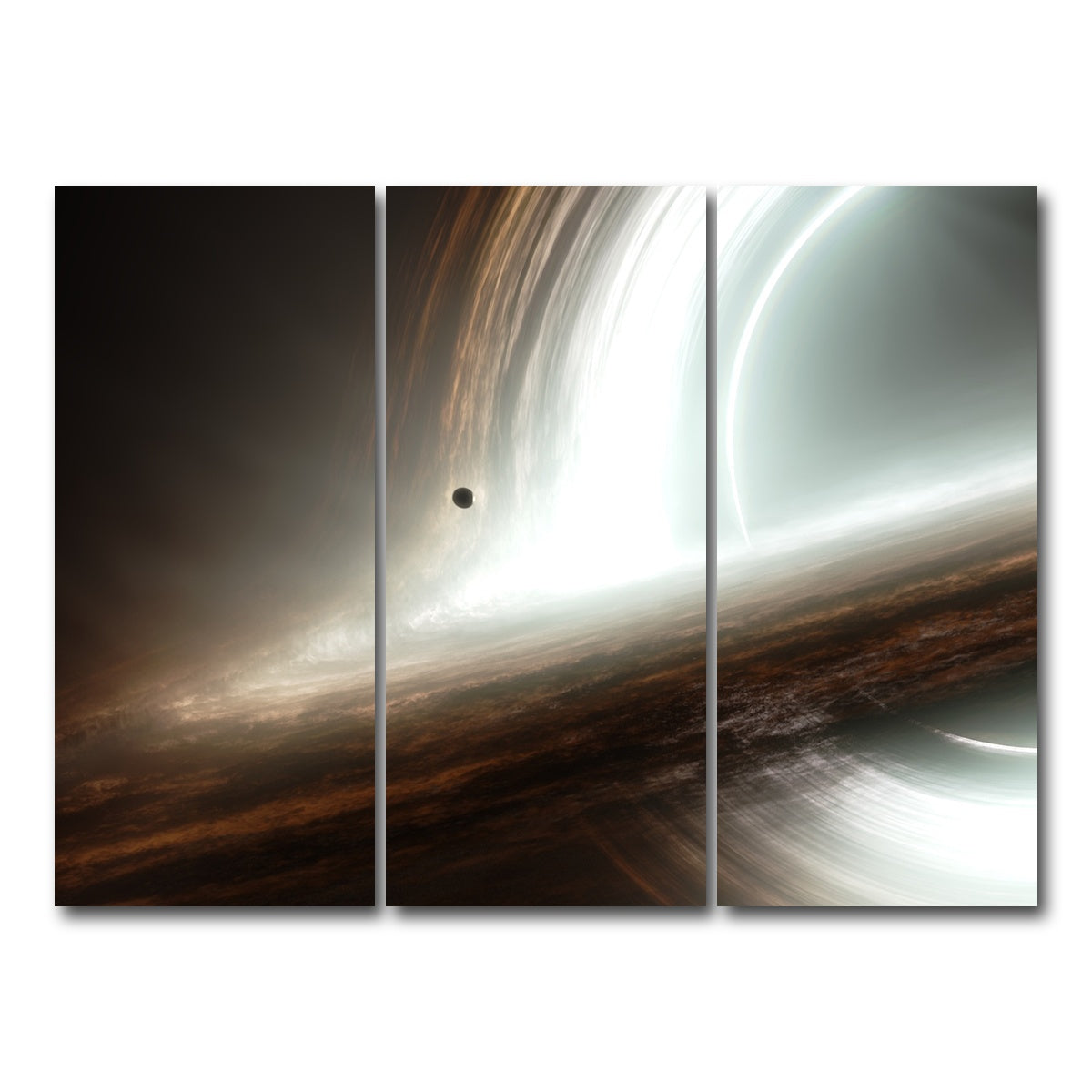 AUTO-MOCKUP WHITE | interstellar gargantua | 3 Piece | Gallery Wrapped | group=8x18