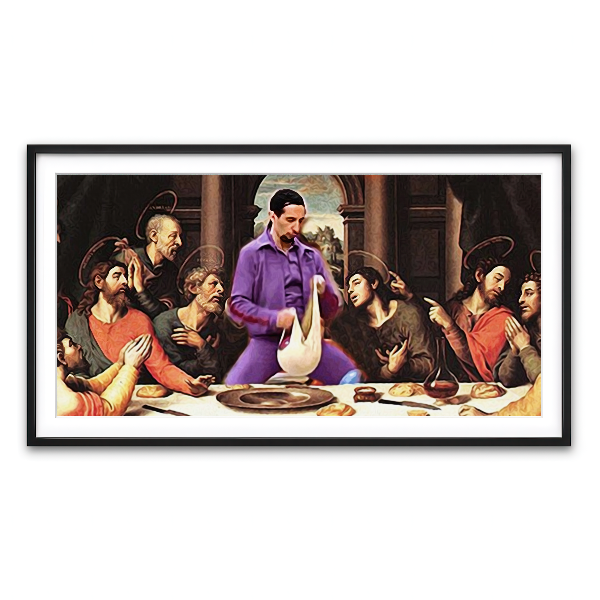 Framed Print 2x1 Black